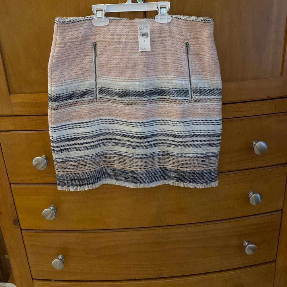 Loft Tweed Skirt. New with tags! Size 8.